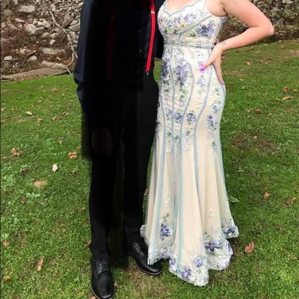 Floral prom dress